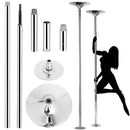 Professional Golden 360 Stripper Pole Dance Spin Pole Removable Home Fitness Exercise Training Pole 45mm X POLE Kit Freeshipping