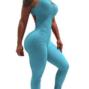 LOOZYKIT Women's Sports Set Backless Playsuit Fitness Tights Jumpsuits Costume Yoga Suit Gym Bodysuit Tracksuit Gym Sport Set