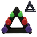 Dumbbell Bracket Triangle Leaves Tree Rack Stand Weight Lifting Dumbbell Holder Gym Fitness Home Exercise Equipment Accessories