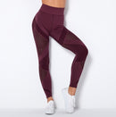 NCLAGEN Seamless Set Women Long Sleeve Top T Shirt Yoga Pants Leggings Suit Fitness Gym Sports Workout Running Gymwear Outfit
