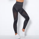 NCLAGEN Seamless Set Women Long Sleeve Top T Shirt Yoga Pants Leggings Suit Fitness Gym Sports Workout Running Gymwear Outfit