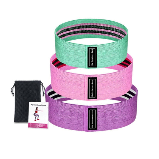 Resistance Bands 3-Piece Set Hip Circle Fitness Rubber Bands Expander Elastic Band For Fitness Elastic Bands Exercise Equipment
