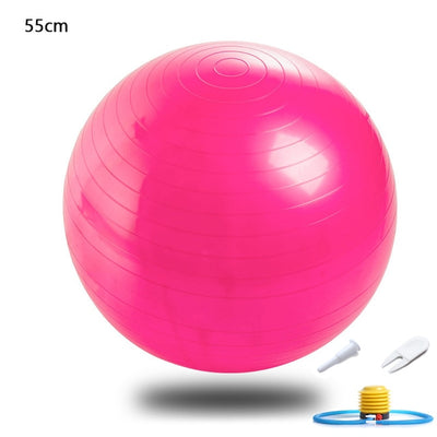 45cm 65cm 75cm Yoga Ball Fitness Balls Sports Pilates Birthing Fitball Exercise Training Workout Massage Ball gym ball With Pump