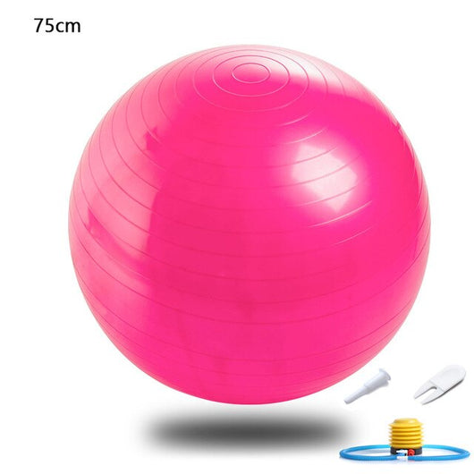 45cm 65cm 75cm Yoga Ball Fitness Balls Sports Pilates Birthing Fitball Exercise Training Workout Massage Ball gym ball With Pump