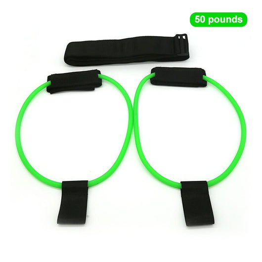 Fitness Booty Butt Training Band Adjustable Waist Belt Pedal Exerciser Resistance Bands for Glutes Legs Muscle Workout