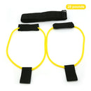 Fitness Booty Butt Training Band Adjustable Waist Belt Pedal Exerciser Resistance Bands for Glutes Legs Muscle Workout