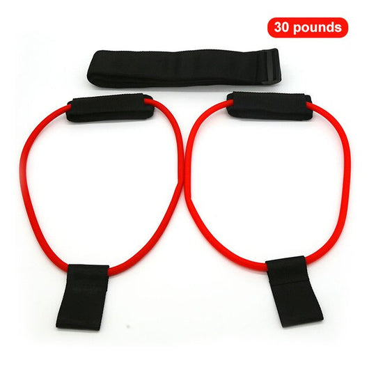 Fitness Booty Butt Training Band Adjustable Waist Belt Pedal Exerciser Resistance Bands for Glutes Legs Muscle Workout