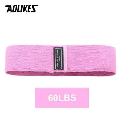 AOLIKES 1PC Hip Band Yoga Resistance Band Wide Fitness Exercise Legs Band Loop For Circle Squats Training Anti Slip Rolling