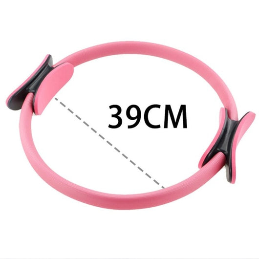 Yoga Circle Dual Grip Yoga Pilates Ring Body Building Training Circle Fitness Circle Gym Workout Pilates Lose Weight Equipment