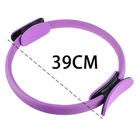 Yoga Circle Dual Grip Yoga Pilates Ring Body Building Training Circle Fitness Circle Gym Workout Pilates Lose Weight Equipment