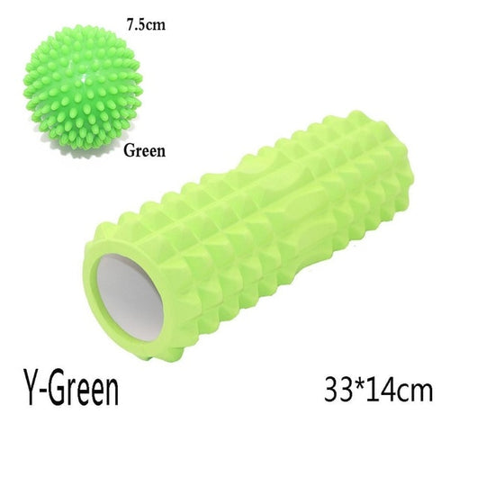 Yoga column foam Yoga Pilates Fitness Foam Roller sports Train Gym Massage Exercise relax foam rolls Massage Ball Spiky