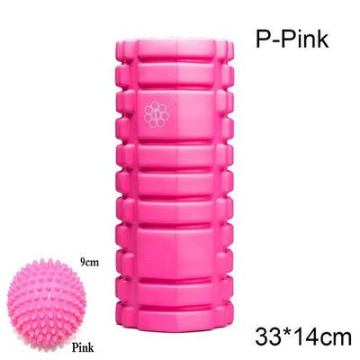 Yoga column foam Yoga Pilates Fitness Foam Roller sports Train Gym Massage Exercise relax foam rolls Massage Ball Spiky