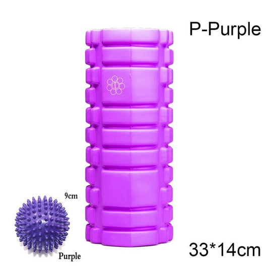 Yoga column foam Yoga Pilates Fitness Foam Roller sports Train Gym Massage Exercise relax foam rolls Massage Ball Spiky