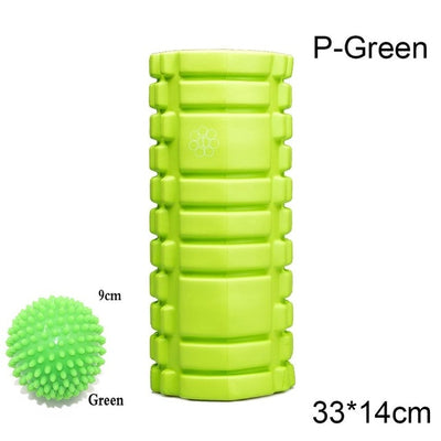 Yoga column foam Yoga Pilates Fitness Foam Roller sports Train Gym Massage Exercise relax foam rolls Massage Ball Spiky