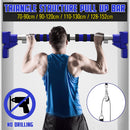 Door Horizontal Bars Steel 500kg Adjustable Home Gym Workout Chin push Up Pull Up Training Bar Sport Fitness Sit-ups Equipments