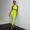 Women Seamless Yoga Set Fitness Gym Leggings Sportswear Padded Push-up Strappy Sports Bra Crop Top 2 Pcs Sports Suits Tracksuit