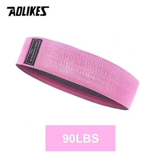 AOLIKES Durable Hip Circle Band Yoga Anti-slip Gym Fitness Rubber Band Exercise Braided Elastic Band Hip Lifting Resistance Band