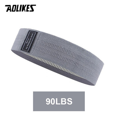AOLIKES Durable Hip Circle Band Yoga Anti-slip Gym Fitness Rubber Band Exercise Braided Elastic Band Hip Lifting Resistance Band