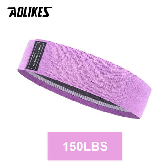 AOLIKES Durable Hip Circle Band Yoga Anti-slip Gym Fitness Rubber Band Exercise Braided Elastic Band Hip Lifting Resistance Band
