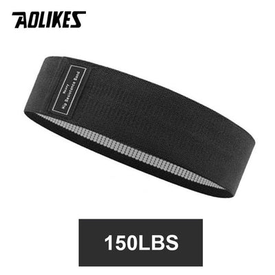 AOLIKES Durable Hip Circle Band Yoga Anti-slip Gym Fitness Rubber Band Exercise Braided Elastic Band Hip Lifting Resistance Band