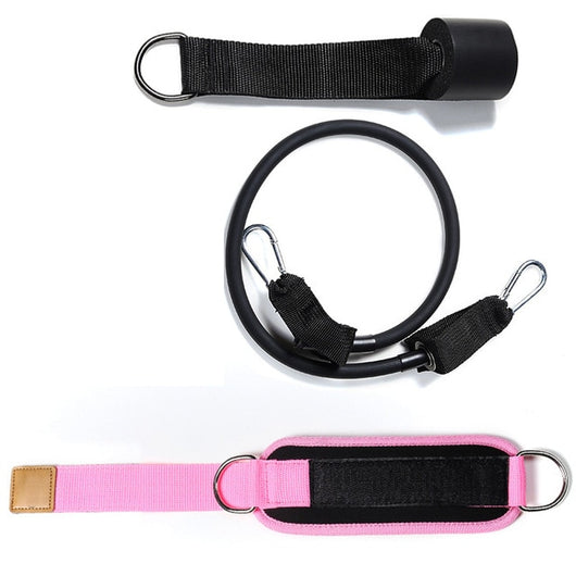 Door Resistance Bands Set Ankle Strap Pull Rope Butt Thigh Trainer Workout Pulley Strap Lifting Bodybuilding Fitness Exercise