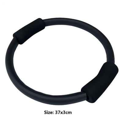 Yoga Circle Dual Grip Yoga Pilates Ring Body Building Training Circle Fitness Circle Gym Workout Pilates Lose Weight Equipment