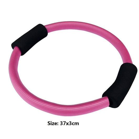 Yoga Circle Dual Grip Yoga Pilates Ring Body Building Training Circle Fitness Circle Gym Workout Pilates Lose Weight Equipment