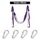 6 Handles Aerial Yoga Hammock Flying Swing Anti-gravity Yoga Pilates Inversion Exercises Device Home GYM Hanging Belt 20 Colors