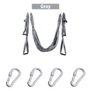 6 Handles Aerial Yoga Hammock Flying Swing Anti-gravity Yoga Pilates Inversion Exercises Device Home GYM Hanging Belt 20 Colors
