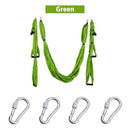 6 Handles Aerial Yoga Hammock Flying Swing Anti-gravity Yoga Pilates Inversion Exercises Device Home GYM Hanging Belt 20 Colors