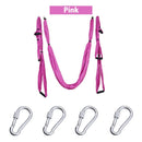 6 Handles Aerial Yoga Hammock Flying Swing Anti-gravity Yoga Pilates Inversion Exercises Device Home GYM Hanging Belt 20 Colors