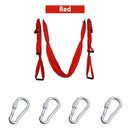 6 Handles Aerial Yoga Hammock Flying Swing Anti-gravity Yoga Pilates Inversion Exercises Device Home GYM Hanging Belt 20 Colors