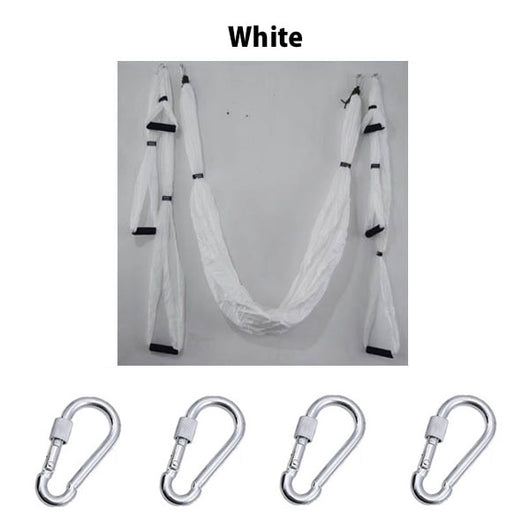 6 Handles Aerial Yoga Hammock Flying Swing Anti-gravity Yoga Pilates Inversion Exercises Device Home GYM Hanging Belt 20 Colors