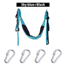 6 Handles Aerial Yoga Hammock Flying Swing Anti-gravity Yoga Pilates Inversion Exercises Device Home GYM Hanging Belt 20 Colors