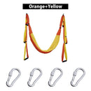 6 Handles Aerial Yoga Hammock Flying Swing Anti-gravity Yoga Pilates Inversion Exercises Device Home GYM Hanging Belt 20 Colors