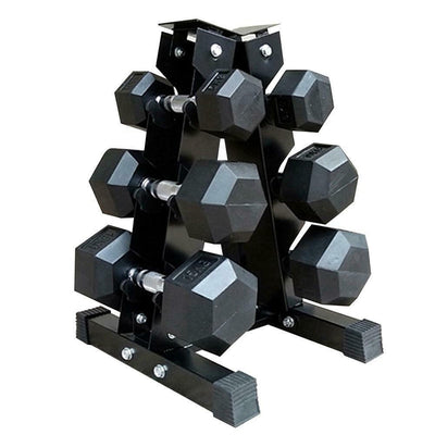Durable Steel Dumbbells Rack Home Gym Fitness Equipment Weight Lift Set Floor Bracket Metallic Dumbbell Holder F2008