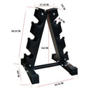 Durable Steel Dumbbells Rack Home Gym Fitness Equipment Weight Lift Set Floor Bracket Metallic Dumbbell Holder F2008