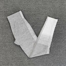 Seamless Rib Yoga Set Sport Outfits Women Two 2 Piece Dry Fit Tight Long Sleeve Crop Top+Leggings Workout Gym Suit Fitness #Y5