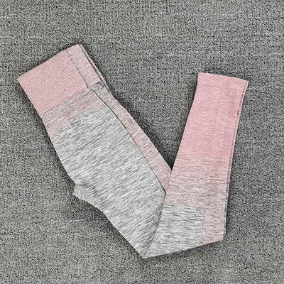 Seamless Rib Yoga Set Sport Outfits Women Two 2 Piece Dry Fit Tight Long Sleeve Crop Top+Leggings Workout Gym Suit Fitness #Y5