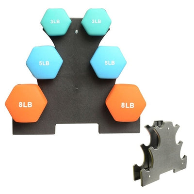 Dumbbell Bracket Triangle Leaves Tree Rack Stand Weight Lifting Dumbbell Holder Gym Fitness Home Exercise Equipment  Accessories