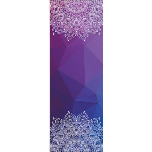 Fitness Yoga Mat Microfiber Print Pattern Foldable Portable Pilates Yoga Towel Soft Anti-slip Indoor Outdoor Sports Mat