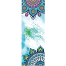 Fitness Yoga Mat Microfiber Print Pattern Foldable Portable Pilates Yoga Towel Soft Anti-slip Indoor Outdoor Sports Mat