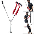 DIY Pulley Cable Machine System with Multifunctional Handle Tricep Pulldown Attachment Fitness Equipment for Home Gym Workout