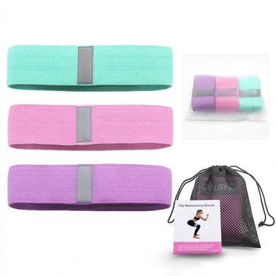 Fitness Yoga Hip Loop Resistance Bands Anti-slip Squats Expander Strength Rubber Bands Yoga Gym Training Braided Elastic Band
