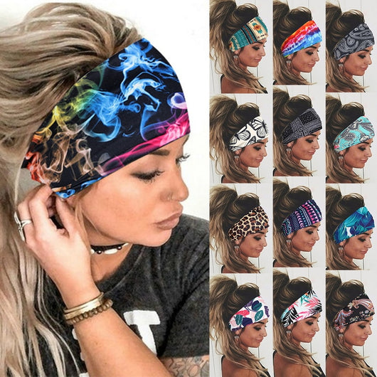 Tie  Cycling Yoga Sport Sweat Headband Women Sweatband For Men Women Yoga Hair Bands Head Sweat Bands Sports Safety