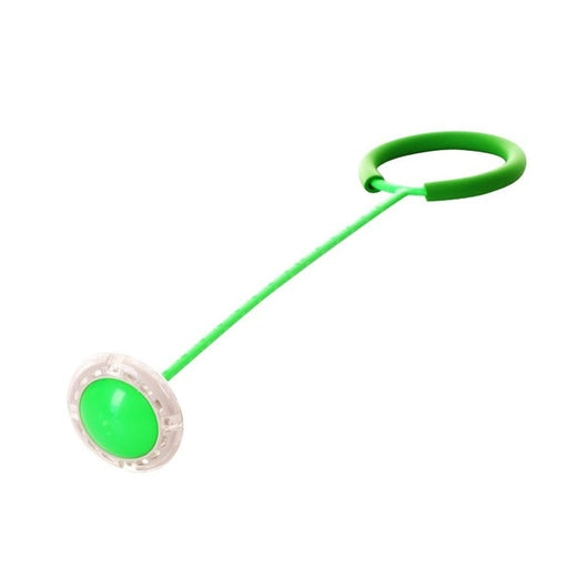 Children Fitness Glowing Toys Jumping Ring Flash Fitness Dancing Ball One-Legged Jumping Ball Bouncy Ball Children Rope Skipping
