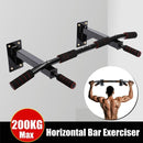Door Wall Horizontal Bars Steel 200kg Home Gym Workout Chin push Up Pull Up Training Bar Sport Fitness Sit-ups Fitness Equipment