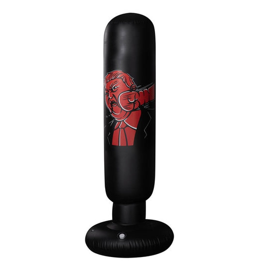 160cm Boxing Punching Bag Inflatable Free-Stand Tumbler Muay Thai Training Pressure Relief Bounce Back Sandbag with Air Pump
