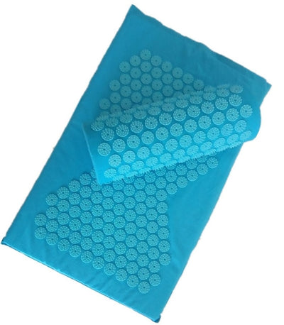Massager Cushion Mat Yoga Mat Acupressure Relieve Back Relieve Body Pain Spike Mat Acupuncture Massage Mat with Pillow