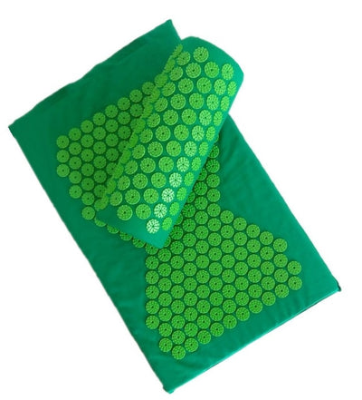 Massager Cushion Mat Yoga Mat Acupressure Relieve Back Relieve Body Pain Spike Mat Acupuncture Massage Mat with Pillow